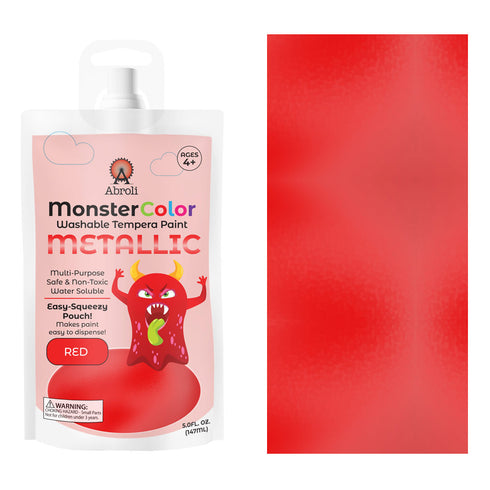 5 Oz Met Red Wash Tempera